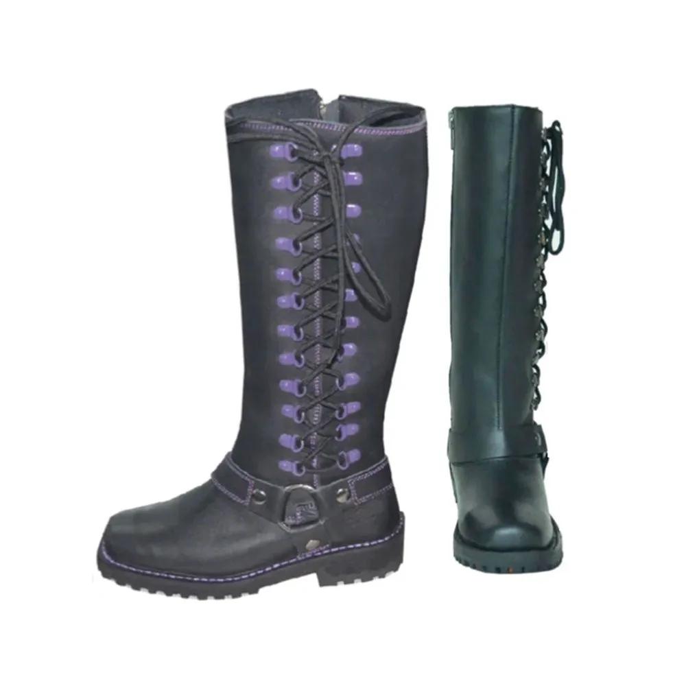 ROADQUEEN LADIES BIKER BOOTS
