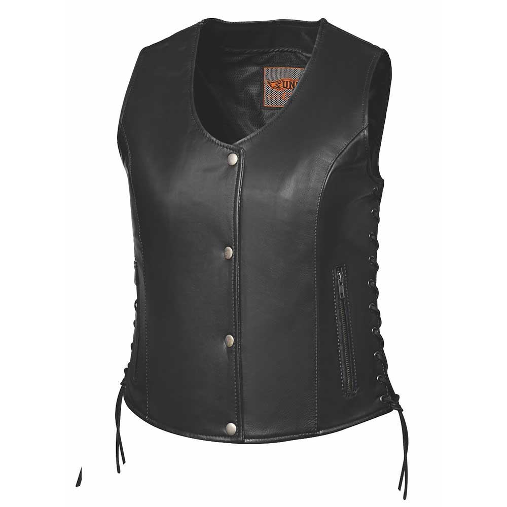 LACE SNAPPED VEST