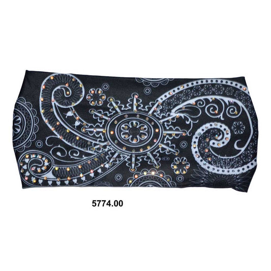 BLACK GEMSTONE HEADBAND