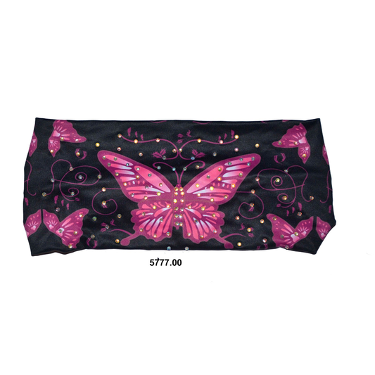PURPLE BUTTERFLY HEADBAND