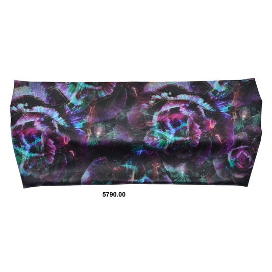 BLACK TIE DYE HEADBAND