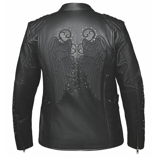 ANGEL WING LEATHER JACKET