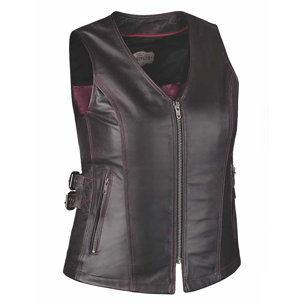 PURPLE ZIPPER VEST