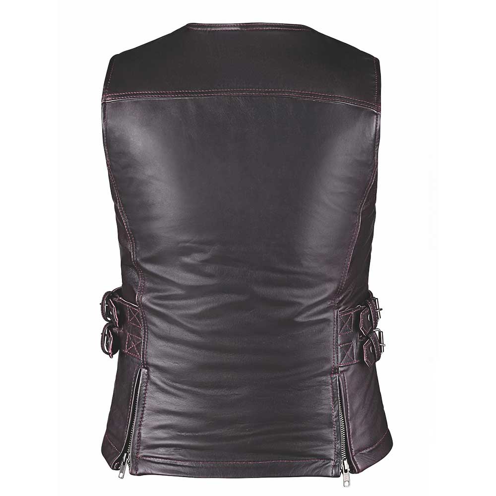 PURPLE ZIPPER VEST