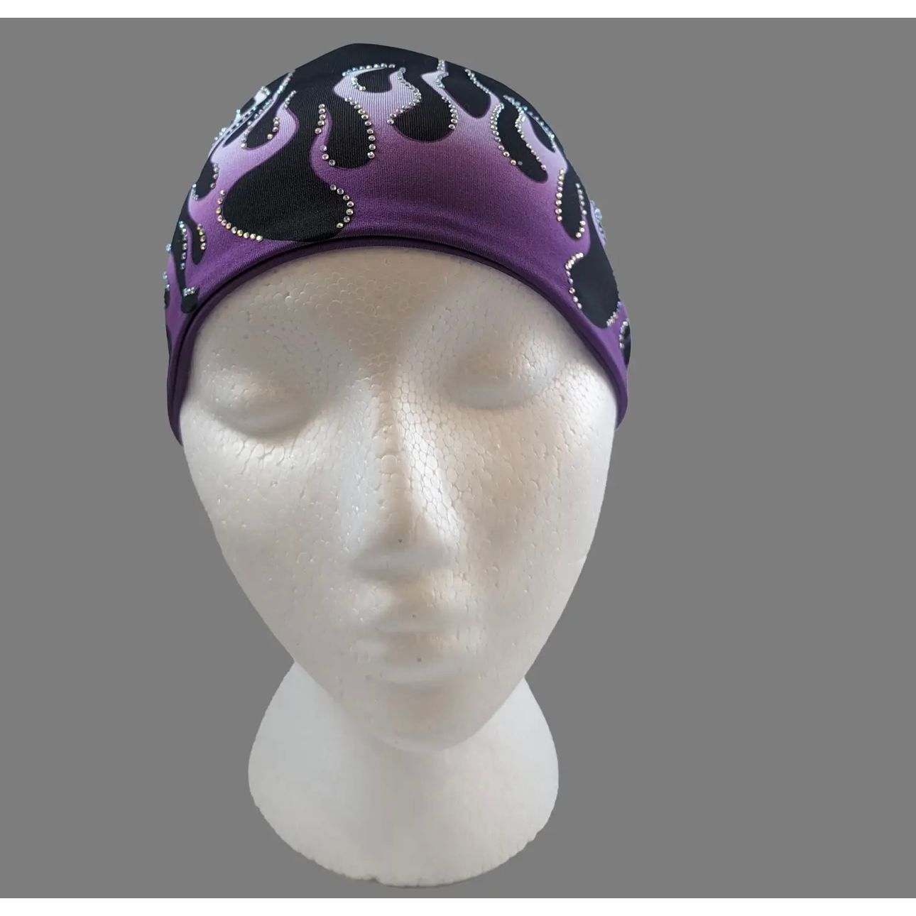 CLASSIC PURPLE FLAMES HEADBAND