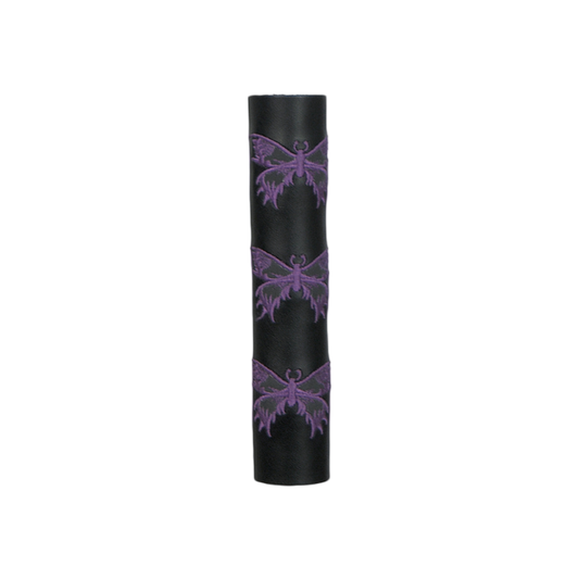 PURPLE BUTTERFLY PONYTAIL WRAP