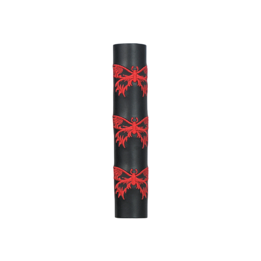 RED BUTTERFLY PONYTAIL WRAP