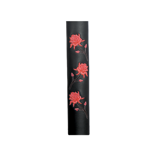 LARGE RED ROSE PONYTAIL HOLDER