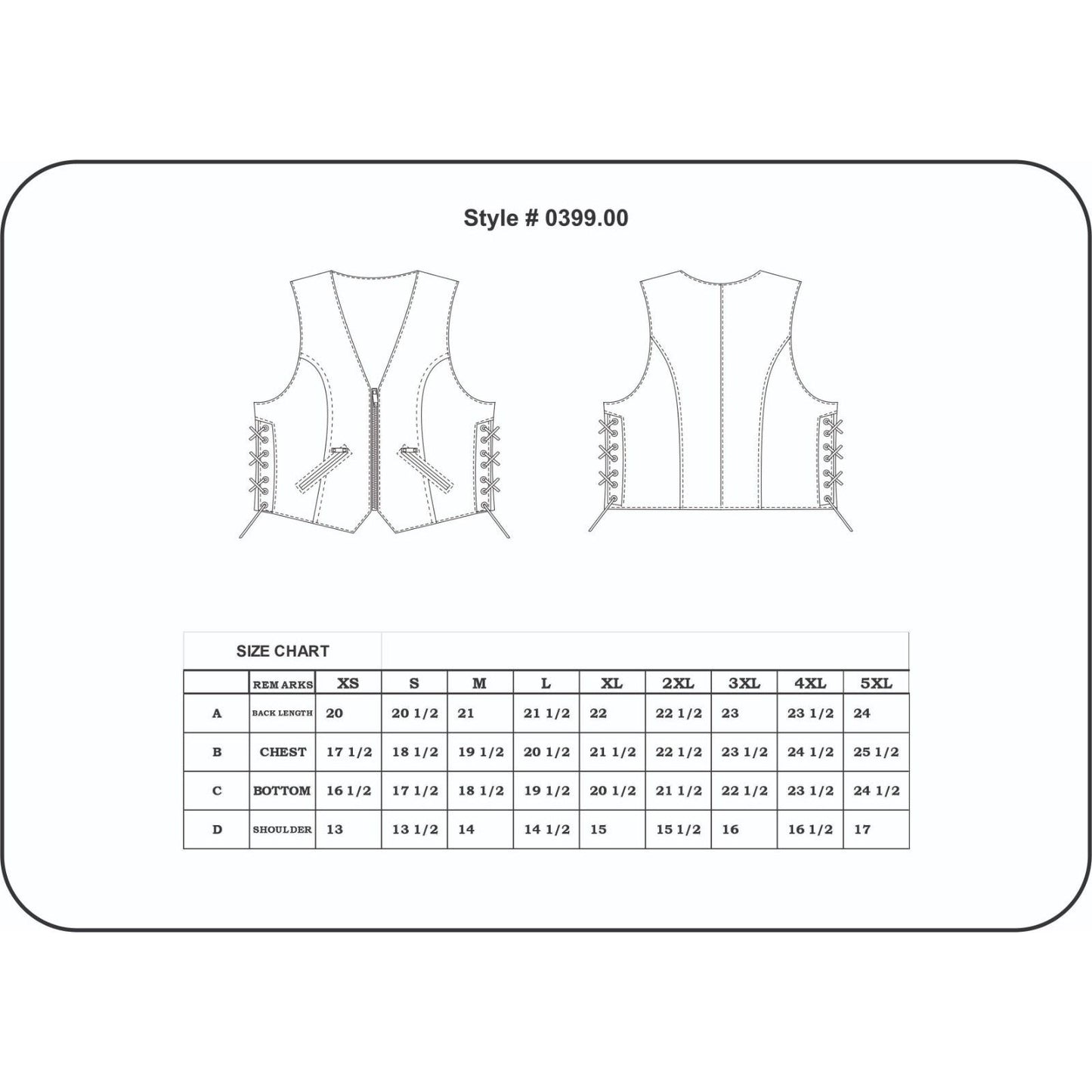 LACE AND ZIPPER VEST