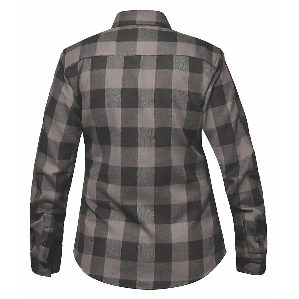 Ashwood - Women's armored Motorcycle Flannel Shirt