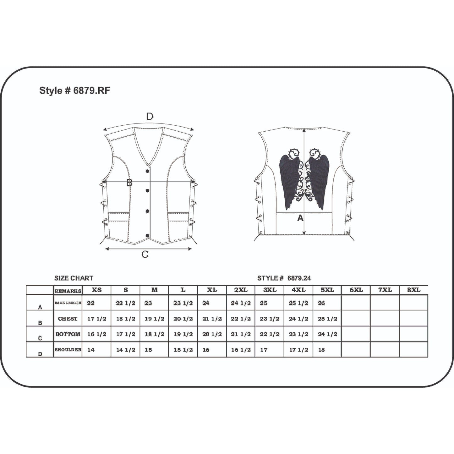 ANGEL WING REFLECTIVE VEST