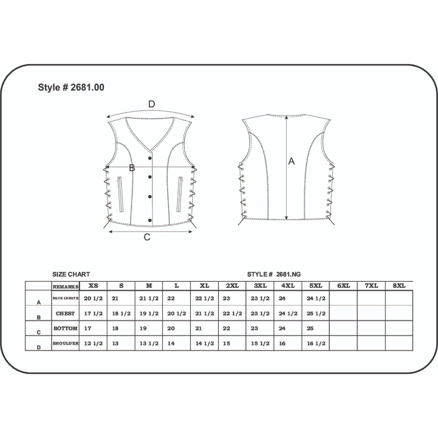 SIDE LACE VEST