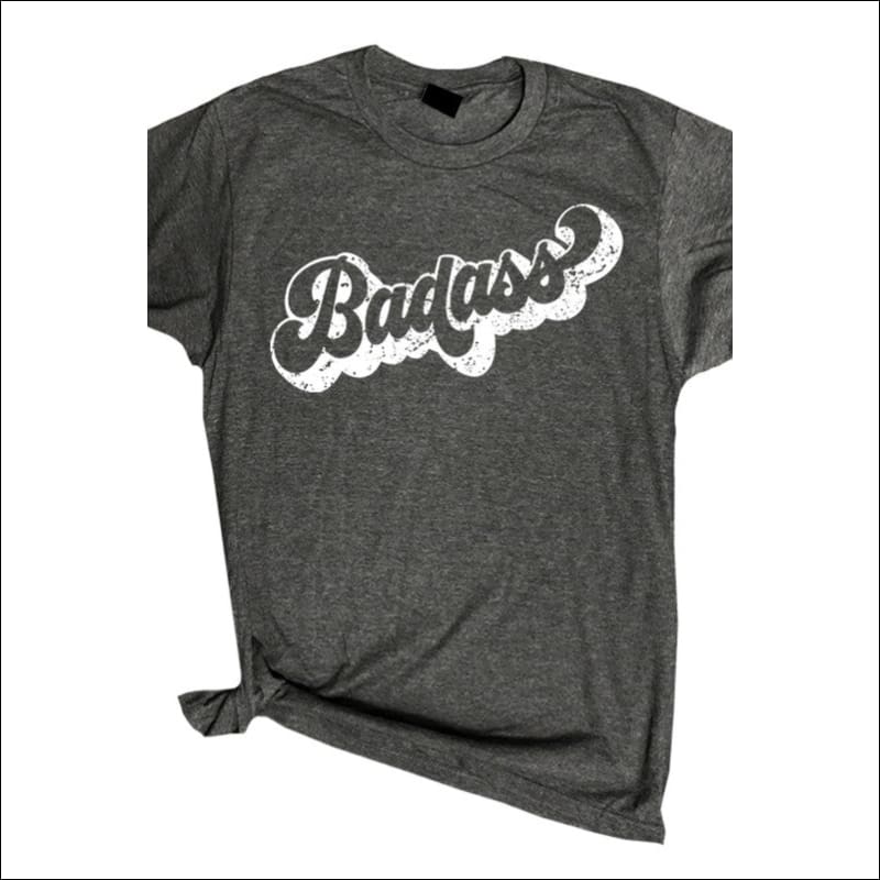 BADASS GRAPHIC TEE - Shirts & Tops