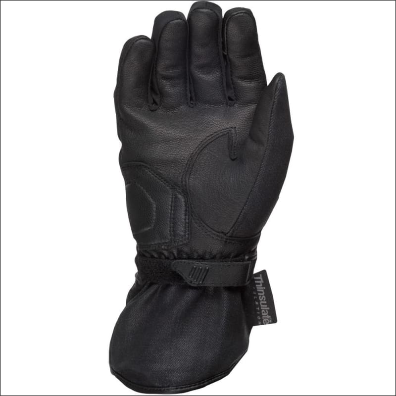 HIGHWAY 21 WOMENS BLACK ROSE GLOVE - WOMEN'S MOTORCYCLE GLOVES