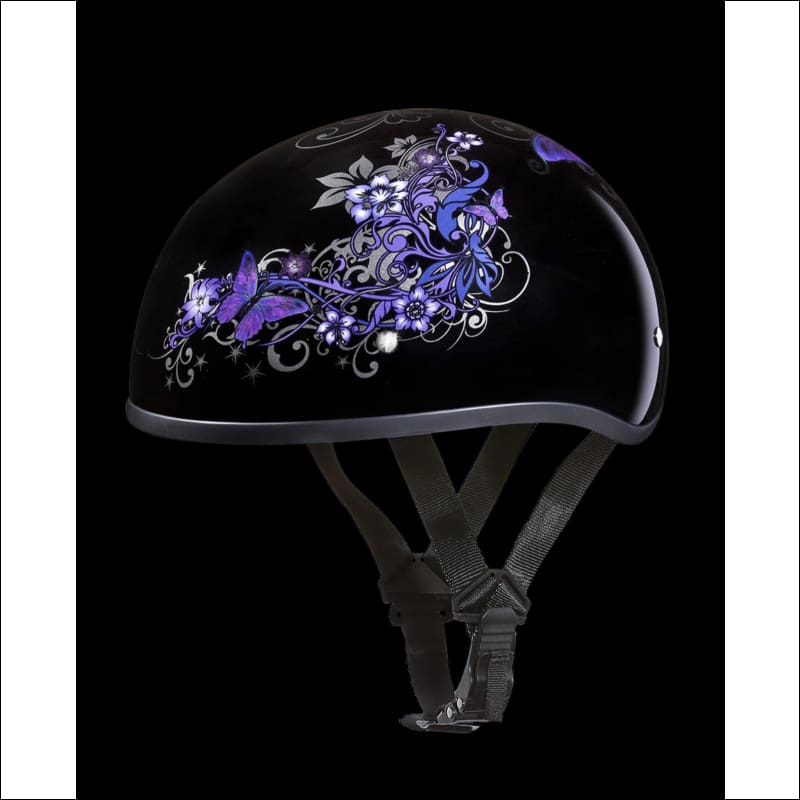 D.O.T. DAYTONA SKULL CAP WITH BUTTERFLY - HELMET