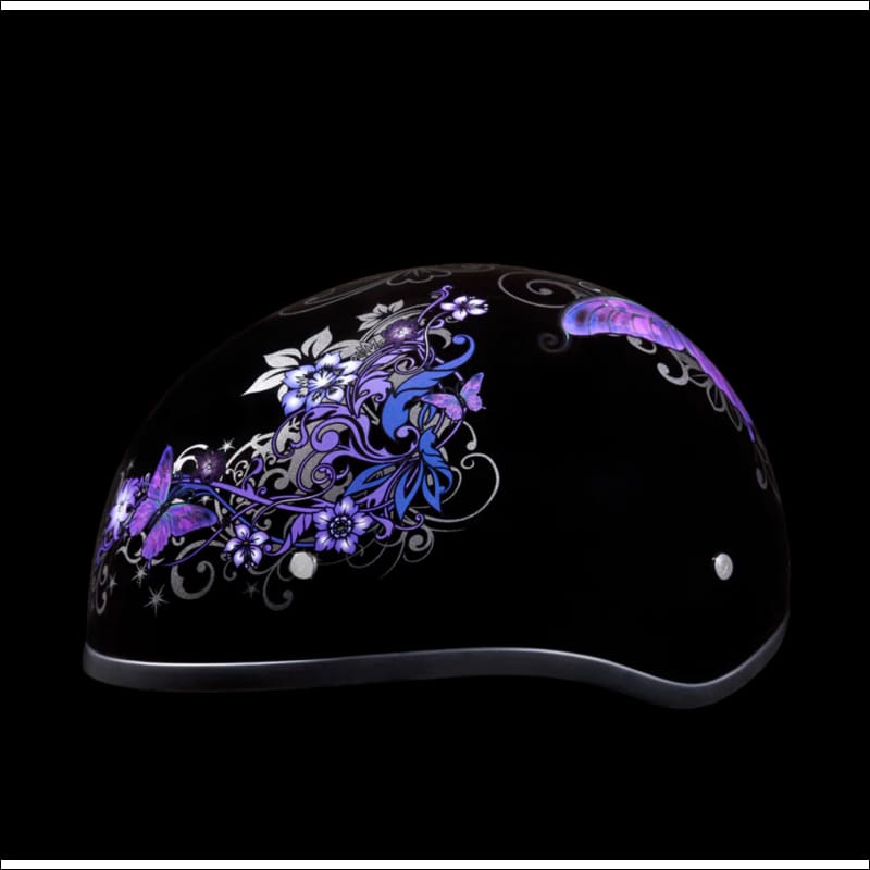 D.O.T. DAYTONA SKULL CAP WITH BUTTERFLY - HELMET