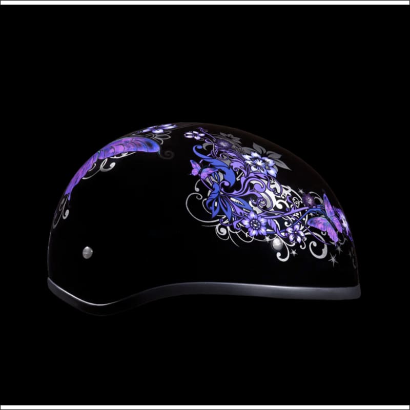 D.O.T. DAYTONA SKULL CAP WITH BUTTERFLY - HELMET