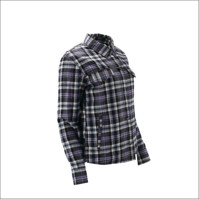 RIVER ROAD WOMEN’S CAMEO FLANNEL MOTO SHIRT - SHIRT