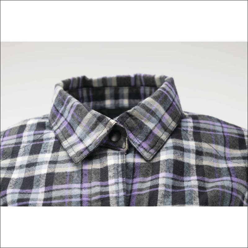 RIVER ROAD WOMEN’S CAMEO FLANNEL MOTO SHIRT - SHIRT