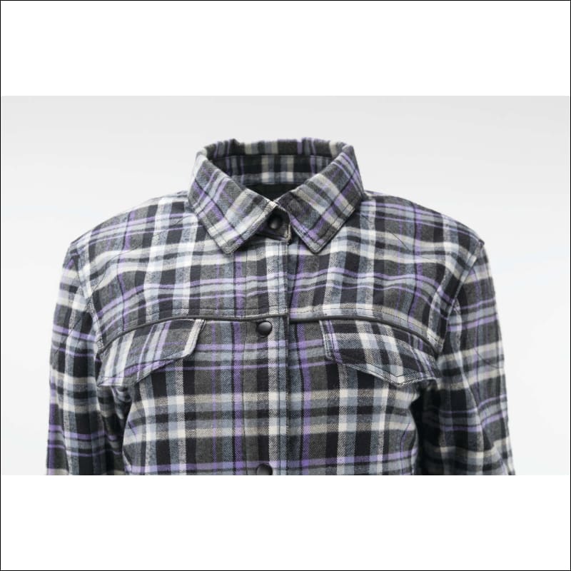 RIVER ROAD WOMEN’S CAMEO FLANNEL MOTO SHIRT - SHIRT