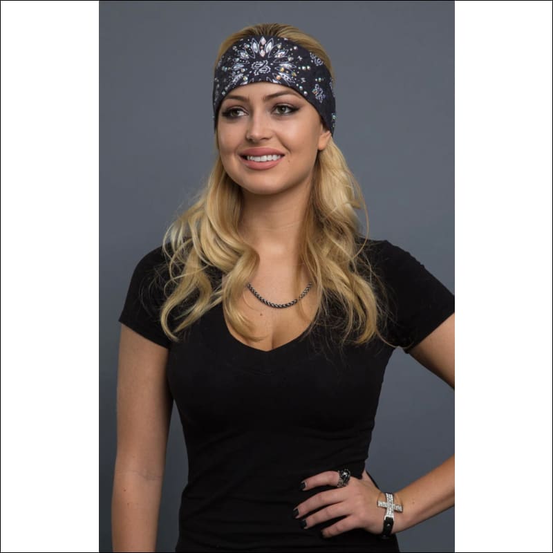 FADED BLACK CLASSIC PAISELY EASY DANA - HEADBAND