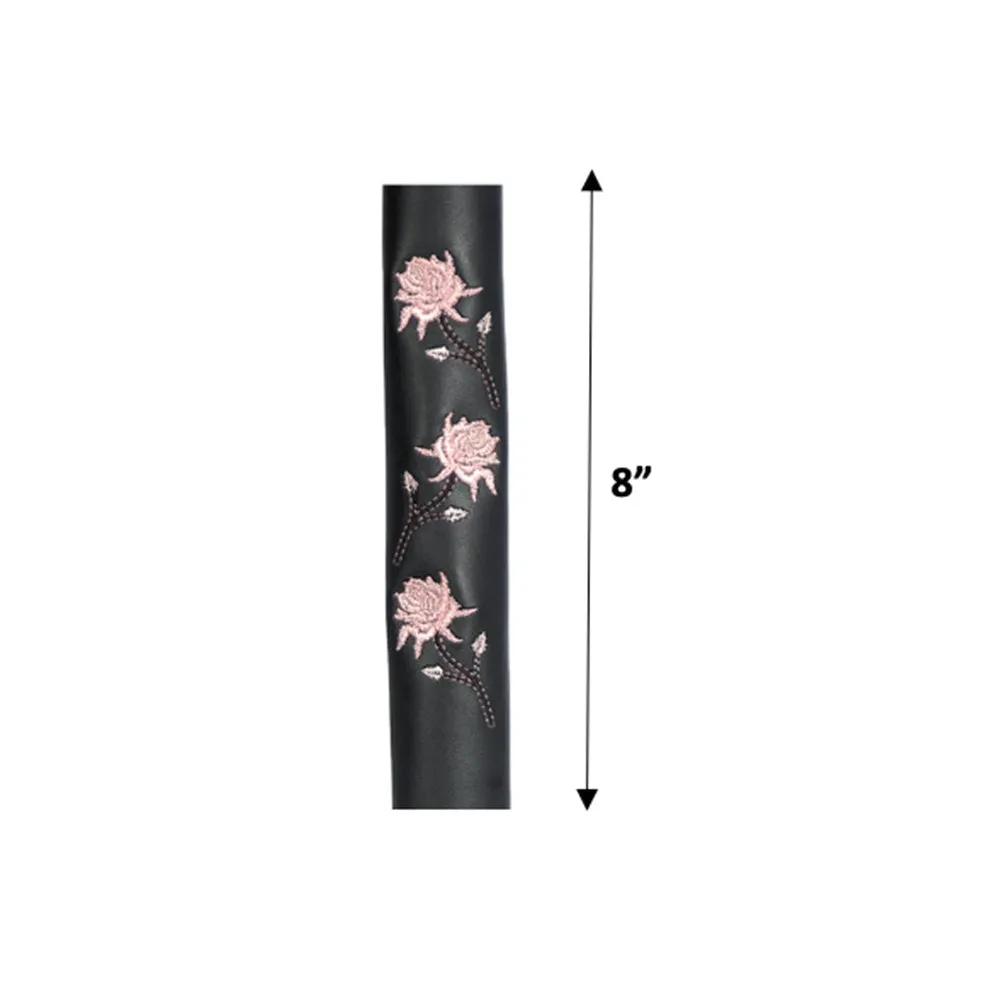 PINK ROSE LARGE PONYTAIL HOLDER