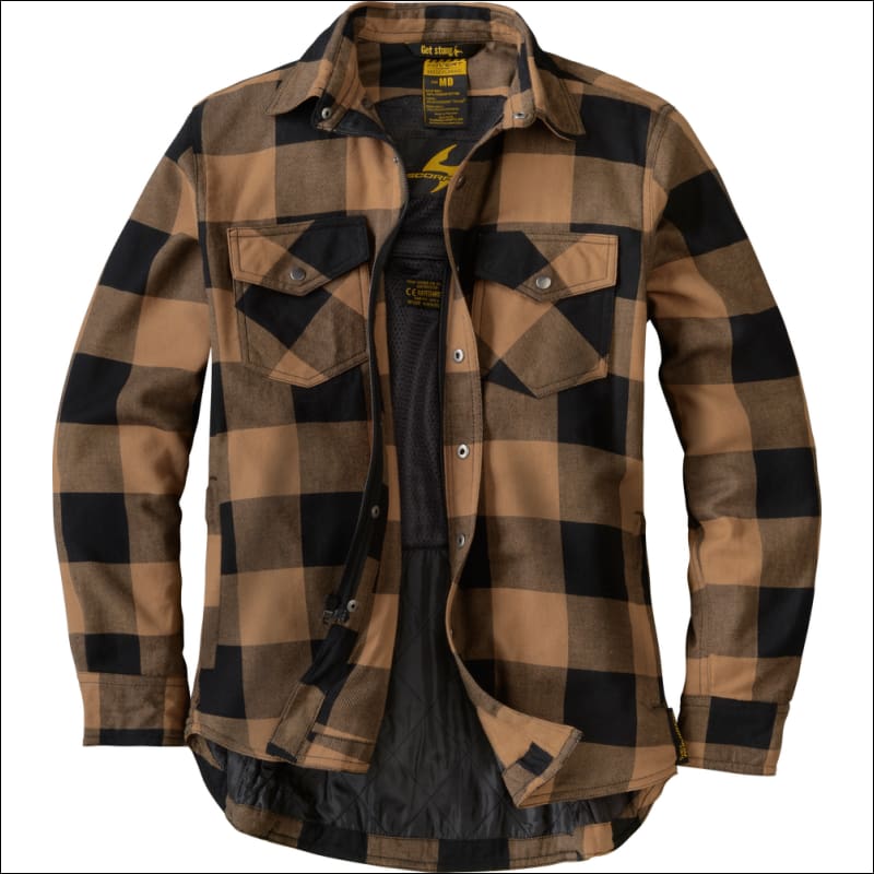 SCORPION EXO COVERT WOMENS FLANNEL - XS / SAND