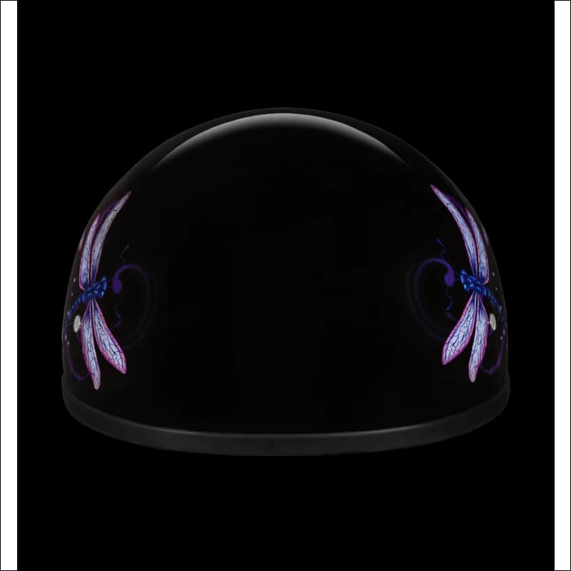 D.O.T. DAYTONA SKULL CAP WITH DRAGONFLY - HELMET