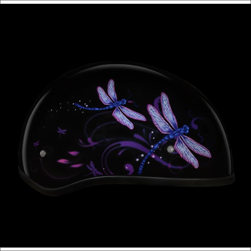 D.O.T. DAYTONA SKULL CAP WITH DRAGONFLY - HELMET