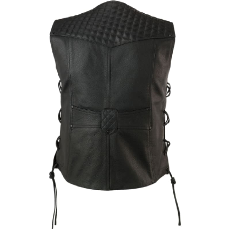 Z1R GAUCHA LEATHER VEST - JACKET