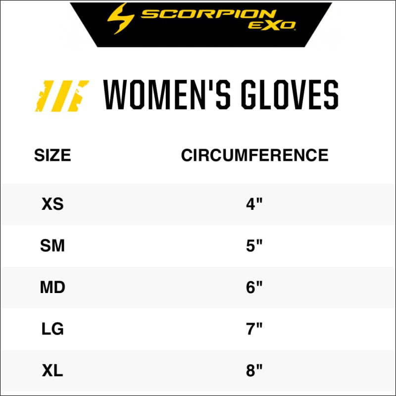 SCORPION WOMENS GRIPSTER GLOVE