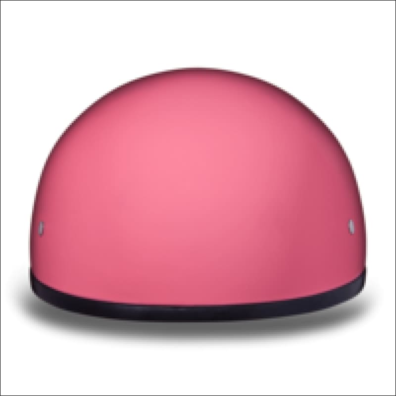 D.O.T. DAYTONA SKULL CAP HI-GLOSS - PINK - WOMEN'S MOTORCYCLE HELMET