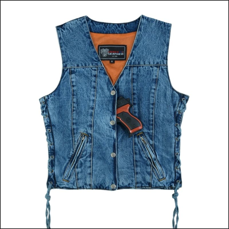 LADY JEAN VEST - S / BLUE - VEST