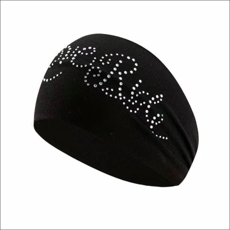 LIVE LOVE RIDE RHINESTONE HEADBAND - HEADBAND