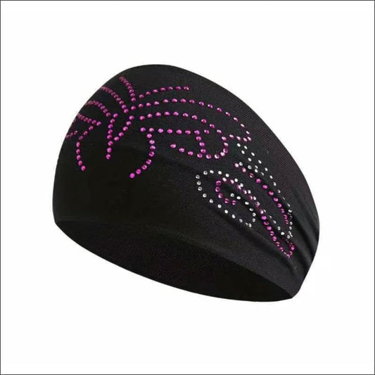 BUTTERFLY PINK RHINESTONE HEADBAND - HEADBAND