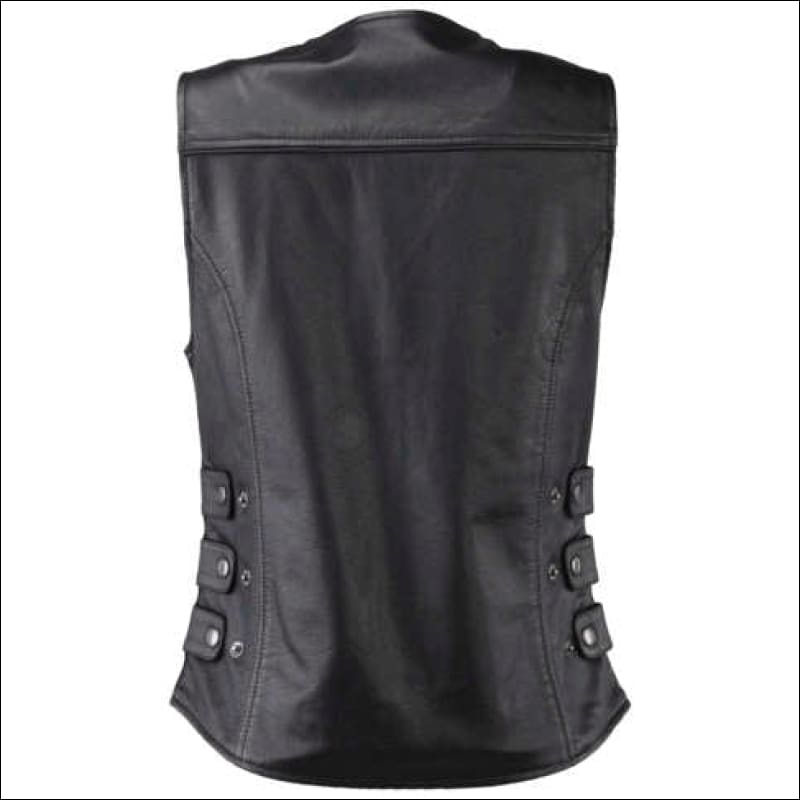 RIVER ROAD WOMEN’S PLAINS LEATHER VEST - LEATHER VEST