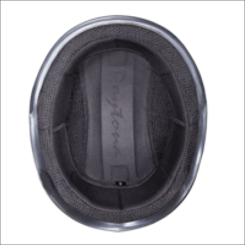 D.O.T. DAYTONA SKULL CAP WITH PURPLE ROSE -WOMEN'S MOTORCYCLE  HELMET