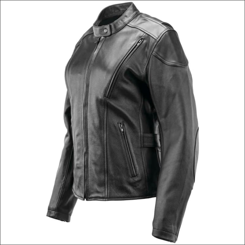 RIVER ROAD WOMEN’S RACE LEATHER JACKET - JACKET