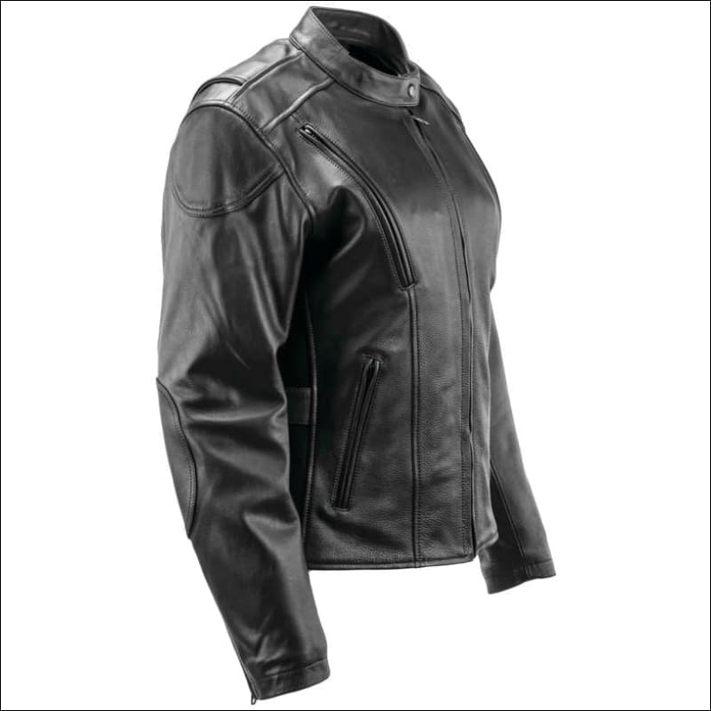 RIVER ROAD WOMEN’S RACE LEATHER JACKET - JACKET