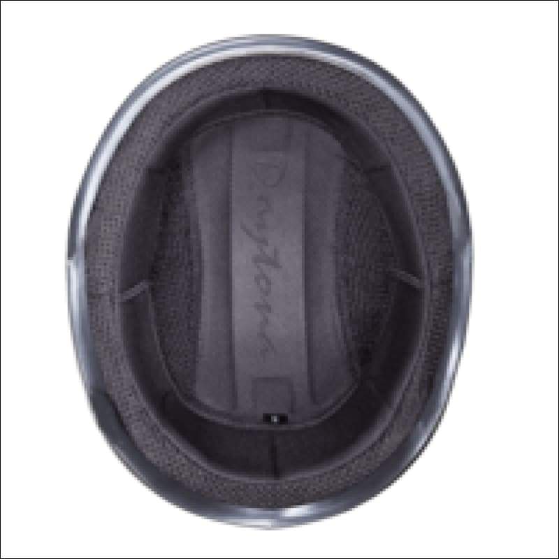 D.O.T. DAYTONA SKULL CAP WITH ROSE - WOMEN'S MOTORCYCLE HELMET