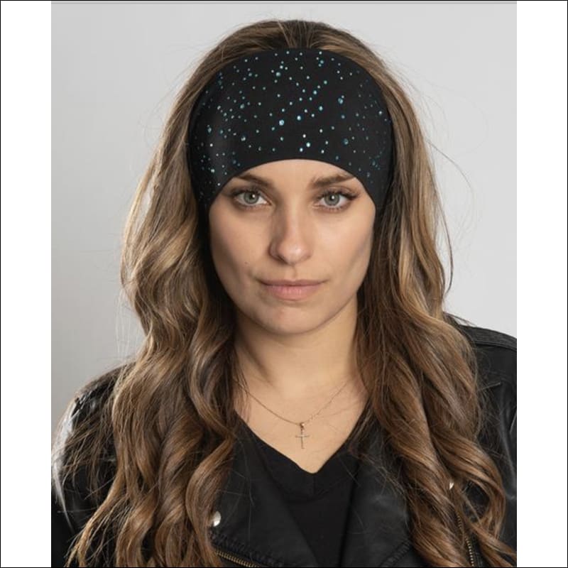TURQUOISE BLING STARRY NIGHT EZ BANDZ - HEAD WEAR