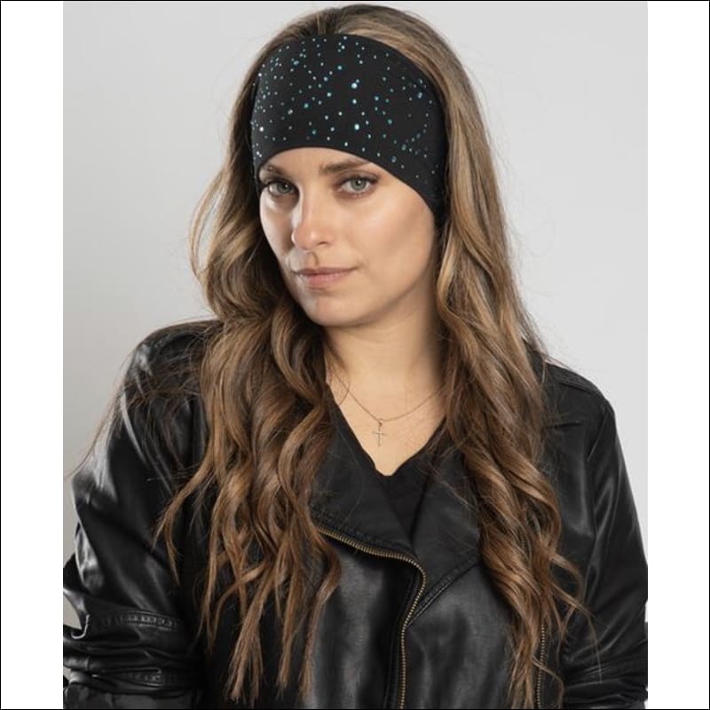 TURQUOISE BLING STARRY NIGHT EZ BANDZ - HEAD WEAR