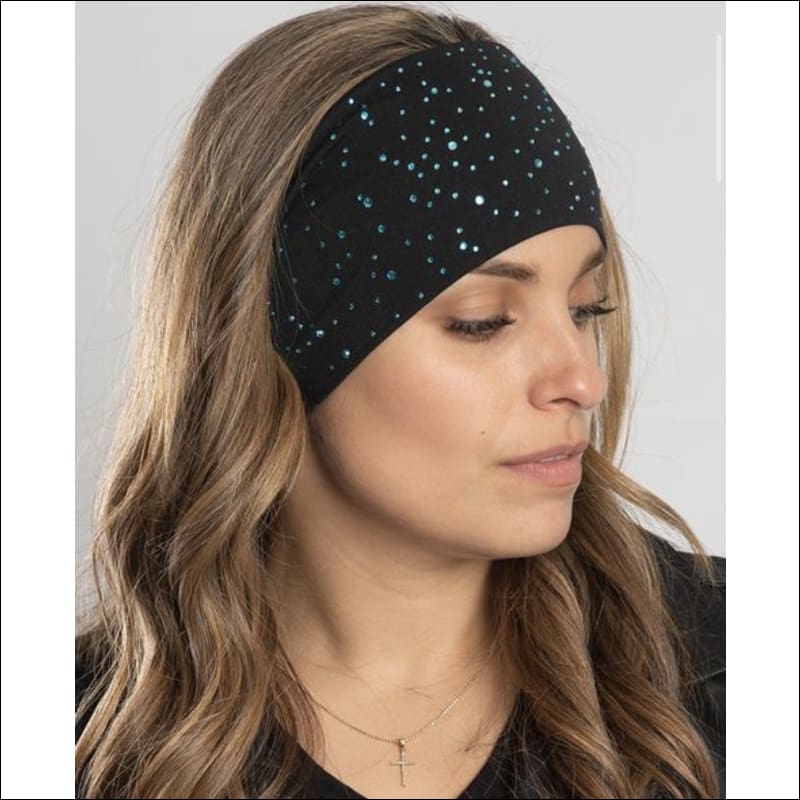 TURQUOISE BLING STARRY NIGHT EZ BANDZ - HEAD WEAR