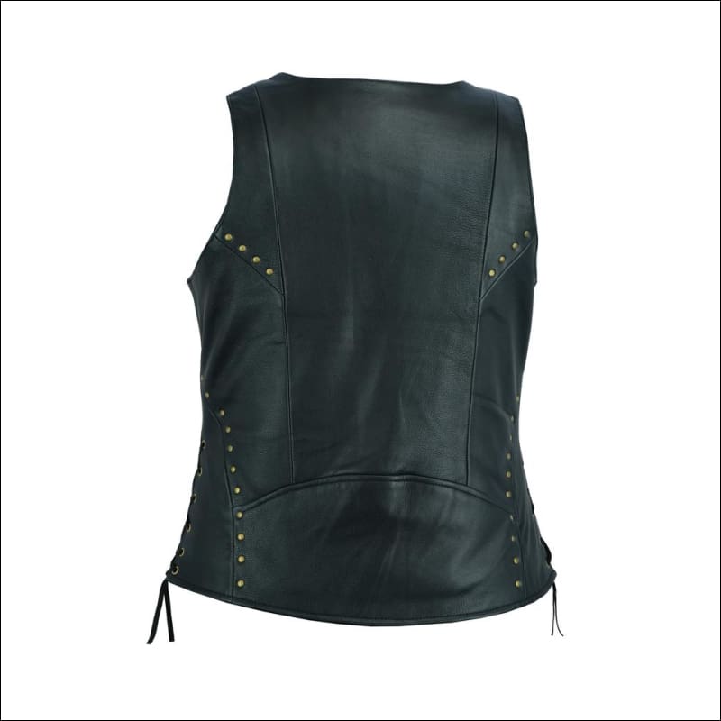 LACEY ZIPPERED VEST - VEST