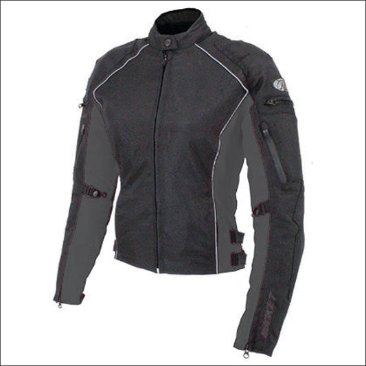 JOE ROCKET TURBULENT LADIES TEXTILE JACKET - XS / BLACK - WOMEN’S MOTORCYCLE JACKET
