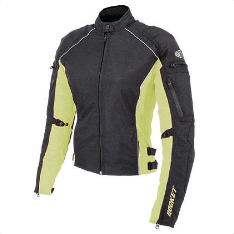 JOE ROCKET TURBULENT LADIES TEXTILE JACKET - XS / HI-VIZ - WOMEN’S MOTORCYCLE JACKET