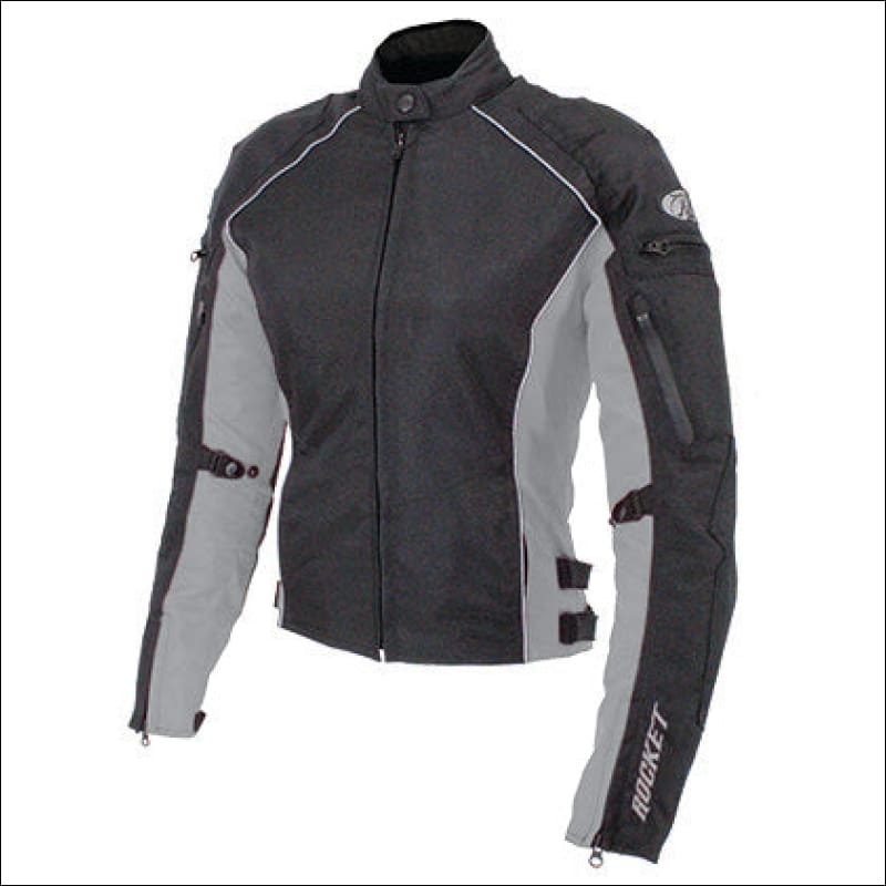 JOE ROCKET TURBULENT LADIES TEXTILE JACKET - XS / SILVER - WOMEN’S MOTORCYCLE JACKET