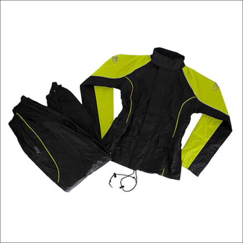 JOE ROCKET RS-2 LADIES TWO-PIECE RAIN SUIT - S / HI-VIZ