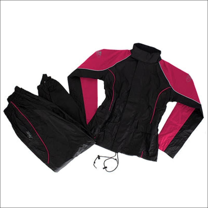 JOE ROCKET RS-2 LADIES TWO-PIECE RAIN SUIT - S / PINK