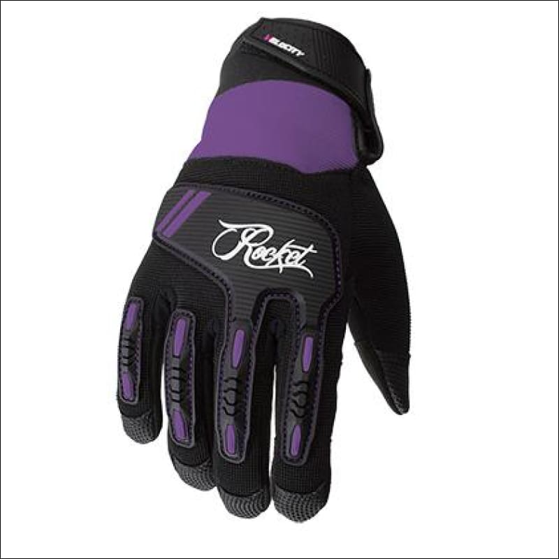 JOE ROCKET LADIES VELOCITY 3.0 GLOVES - PURPLE MOTORCYCLE GLOVES